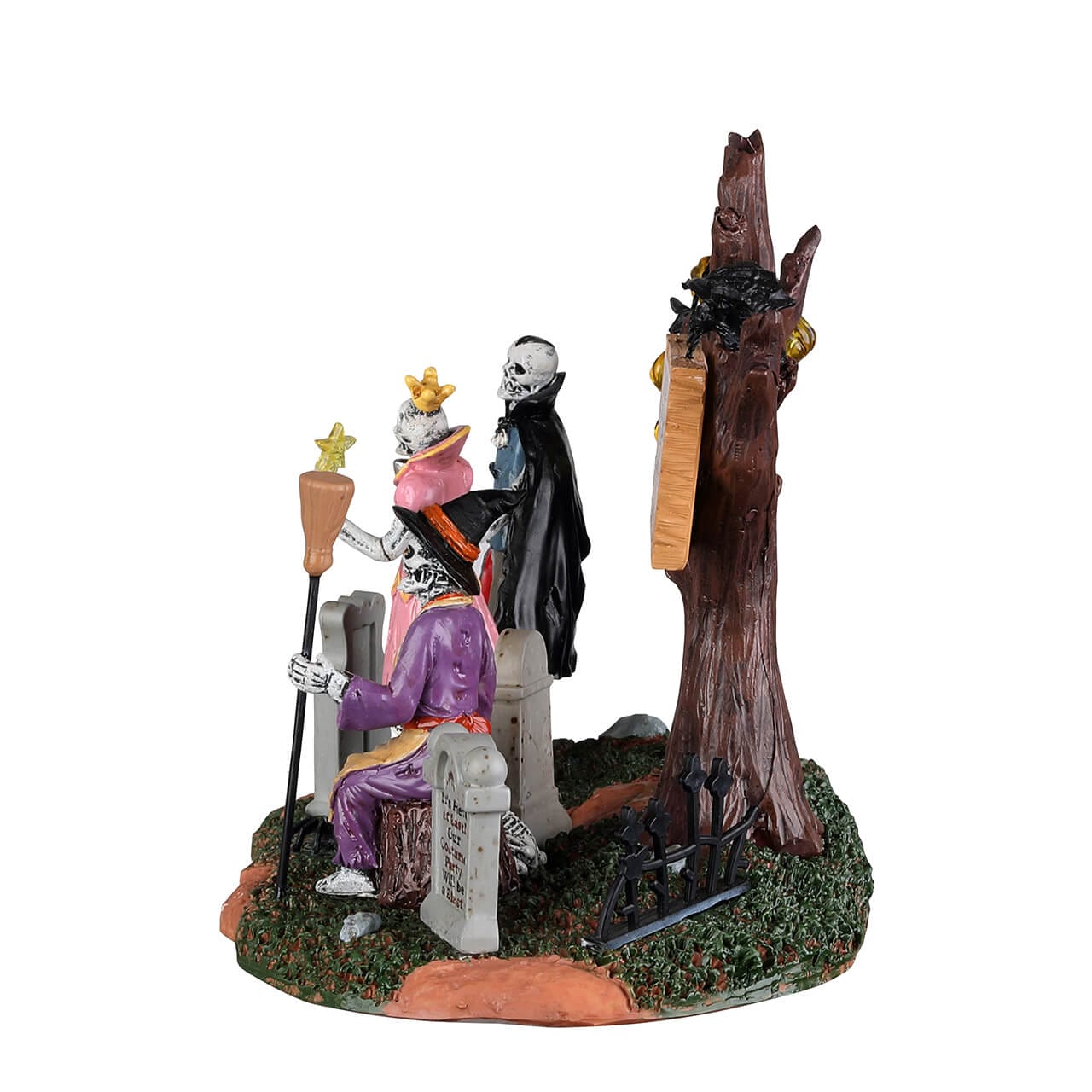lemax-spooky-town-graveyard-costume-party-sc-ne-halloween-lumineuse image 2