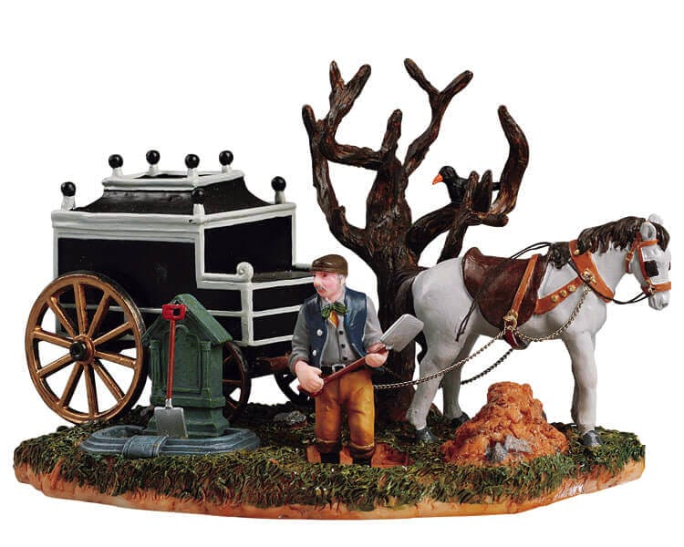 lemax-gruesome-grave-digger-figurine-fossoyeur-spooky-town image 1