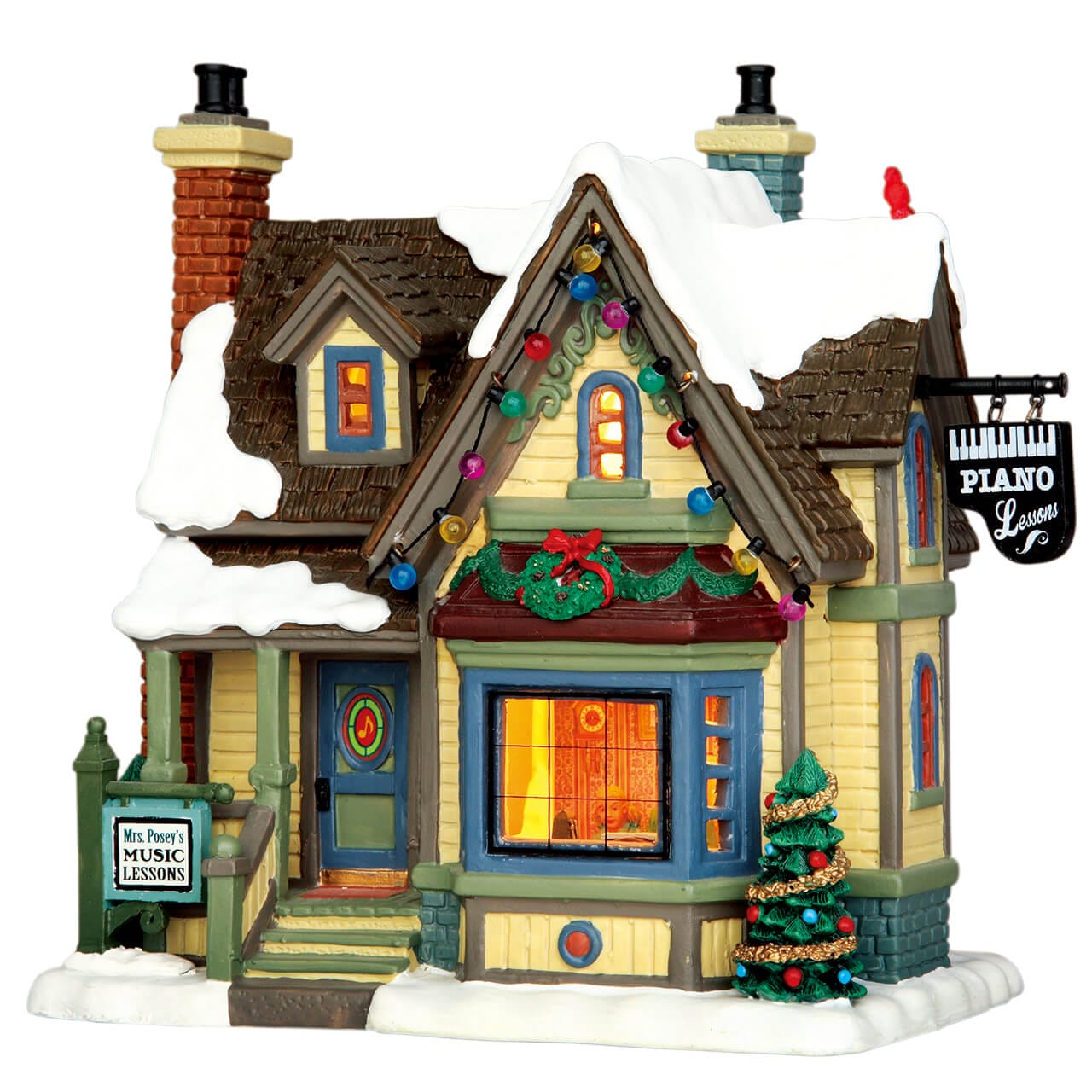 lemax-mrs-posey-s-piano-lessons-boutique-miniature-cours-de-piano image 1