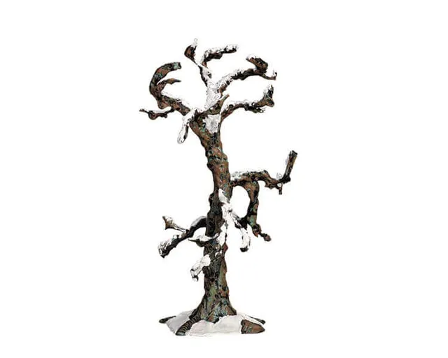 lemax-snowy-oak-tree-medium-arbre-enneig-village-de-no-l image 1