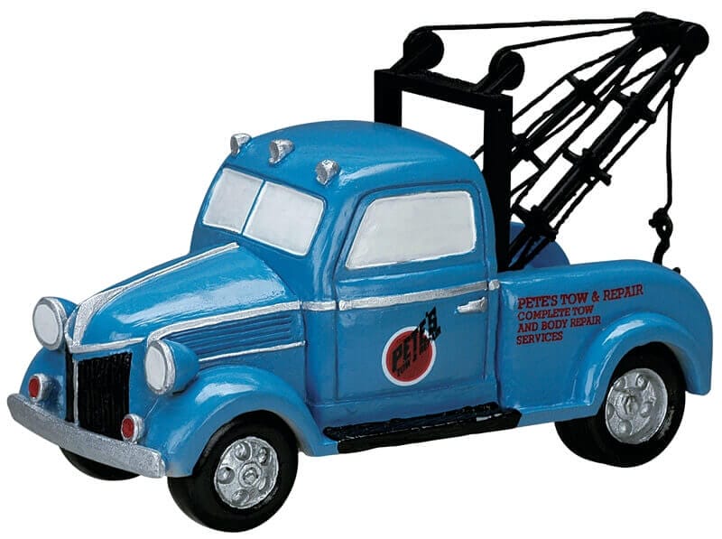lemax-tow-truck-figurine-d-panneuse-village-de-no-l image 1