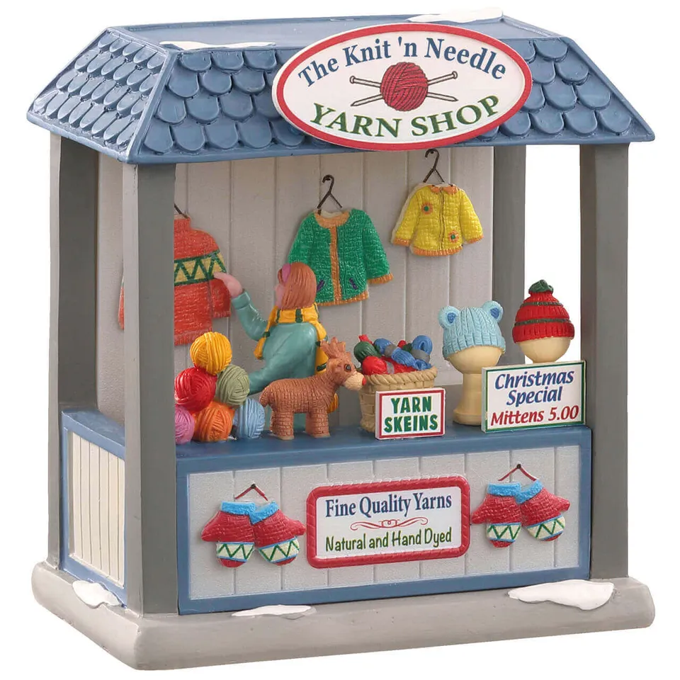 lemax-caddington-the-knit-n-needle-yarn-shop-boutique-lumineuse image 1