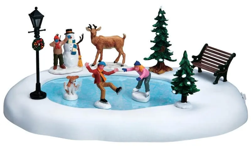 lemax-practice-makes-perfect-patineurs-sur-glace-village-de-no-l image 1