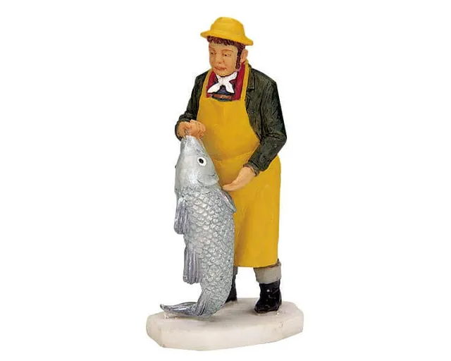 lemax-fisherman-figurine-p-cheur-pour-village-de-no-l image 1