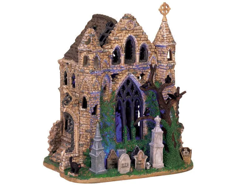 lemax-gothic-ruins-d-cor-ruines-gothiques-spooky-town image 1