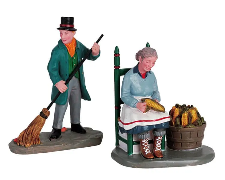 lemax-cornhusking-figurine-miniature-r-colte-ma-s image 1