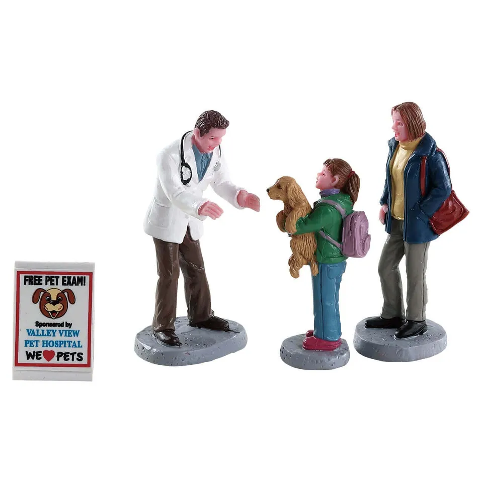 lemax-charley-the-vet-figurine-miniature-village-de-no-l image 1