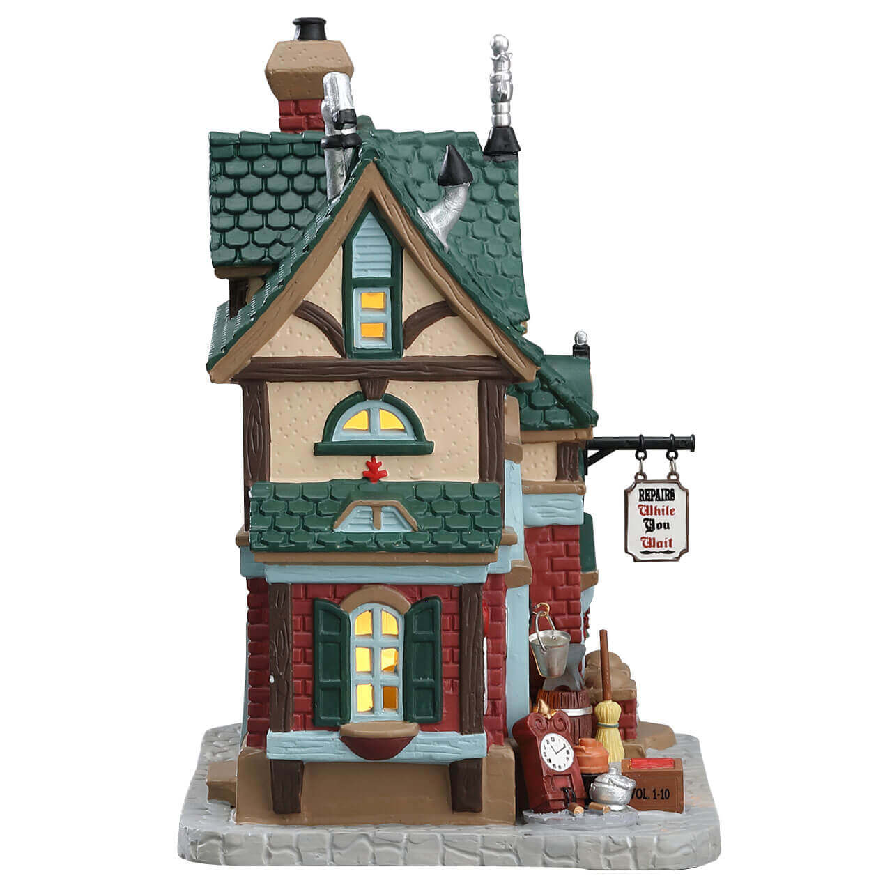 lemax-theo-s-tinker-shop-boutique-bricolage-village-no-l image 3