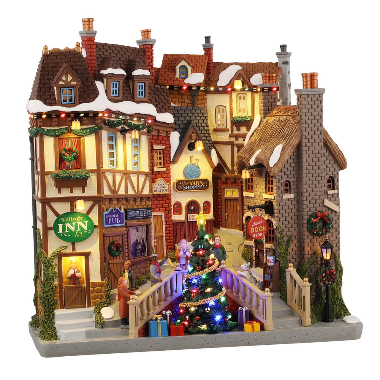 lemax-oxfordshire-village-fa-ade-miniature-caddington image 1