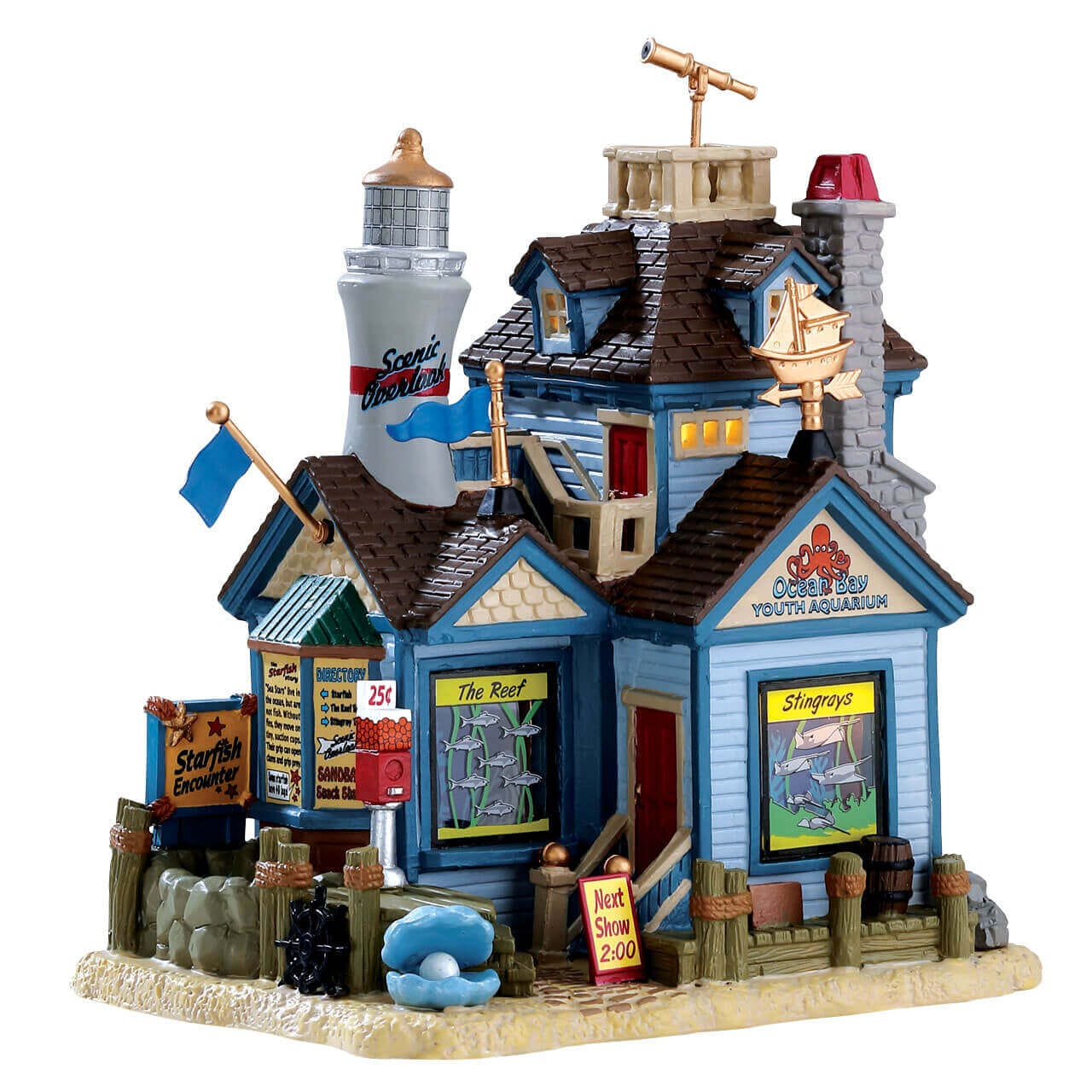 lemax-ocean-bay-youth-aquarium-b-timent-miniature-aquarium image 1