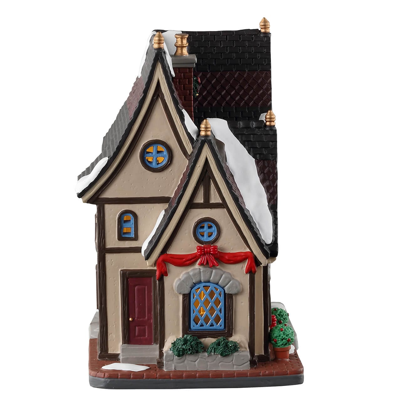 lemax-the-burgher-s-house-maison-tudor-illumin-e-caddington image 2