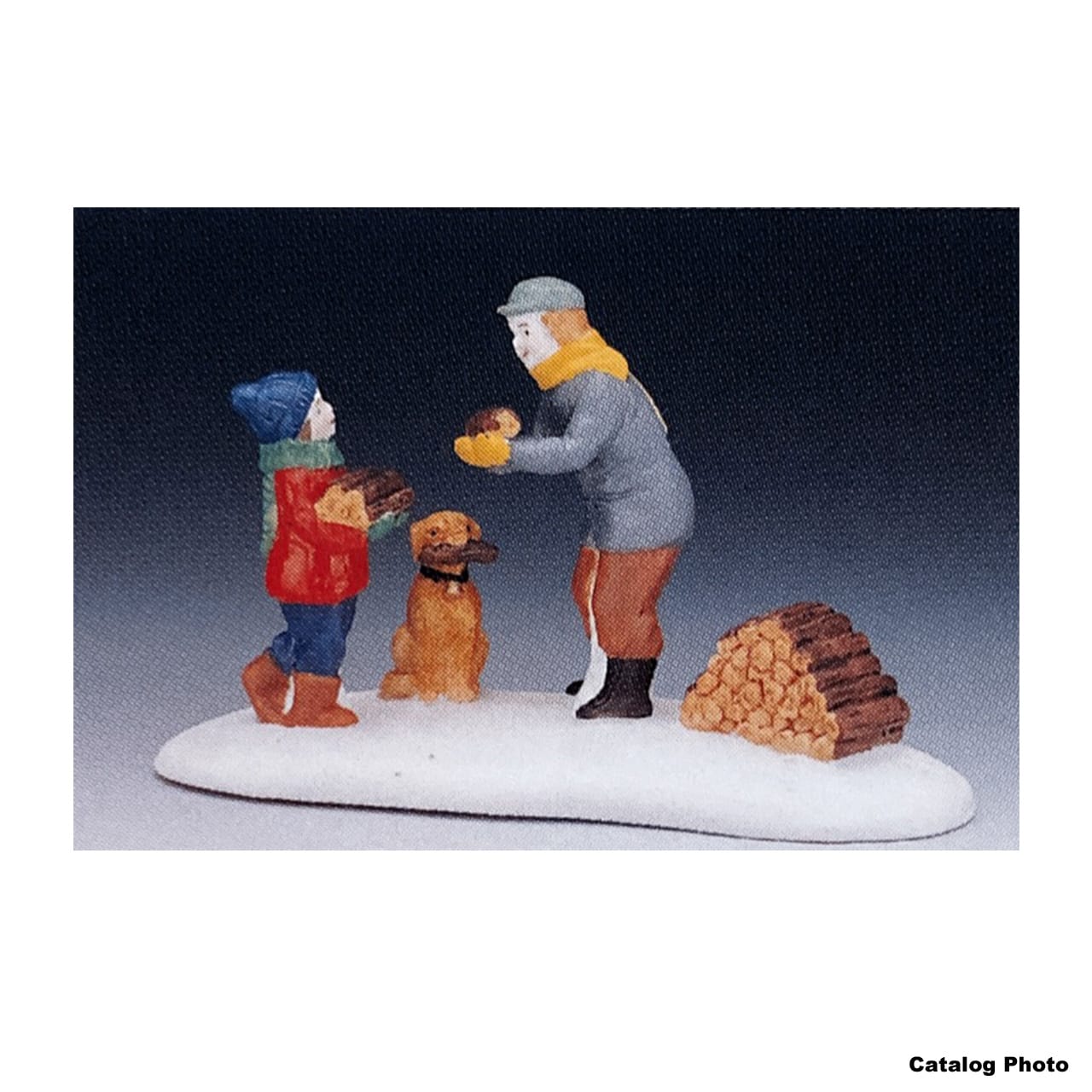 lemax-carrying-wood-figurine-b-cheron-village-de-no-l image 1