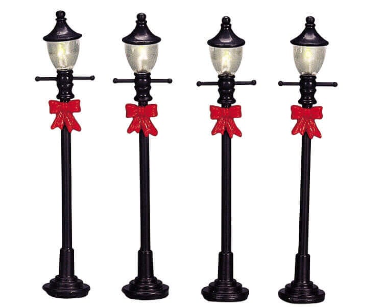 lemax-gas-street-lamp-lampadaire-miniature-village-de-no-l image 2