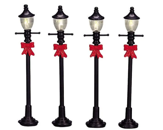 lemax-gas-street-lamp-lampadaire-miniature-village-de-no-l image 1