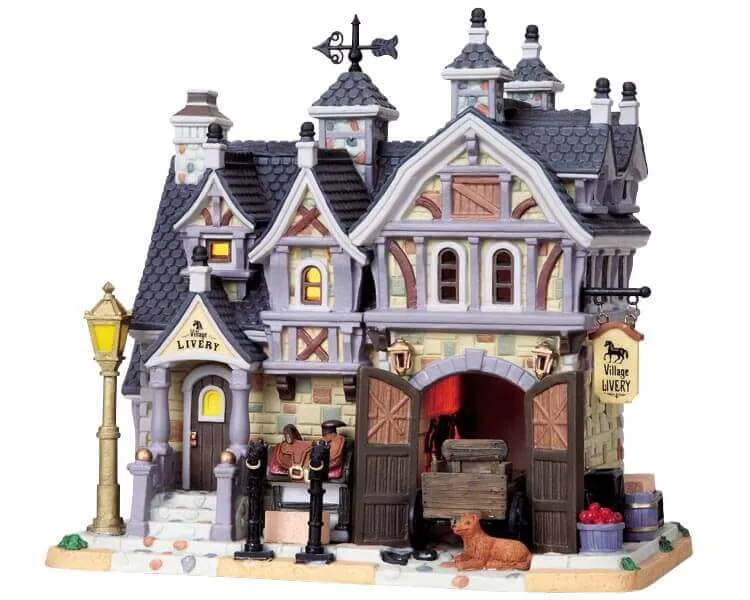 lemax-village-livery-curie-et-cal-che-pour-village-de-no-l image 1