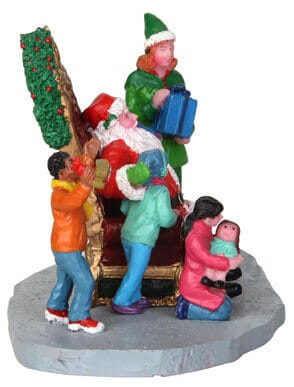 lemax-merry-christmas-to-all-d-coration-lumineuse-village-de-no-l image 2