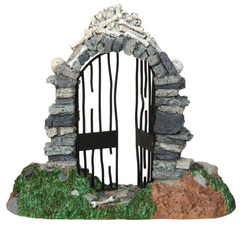 lemax-skull-gate-portail-cr-ne-miniature-spooky-town image 4