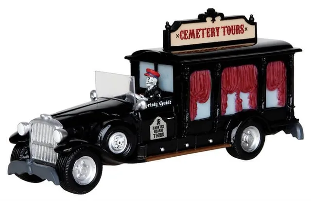 lemax-cemetery-tour-bus-spooky-town-bus-tourn-e-cimeti-re-halloween image 1