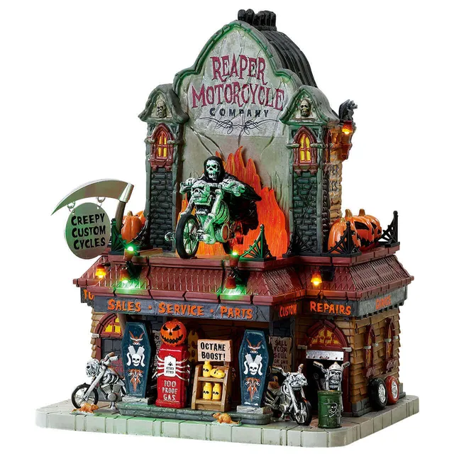 lemax-reaper-motorcycle-co-b-timent-spooky-town image 1