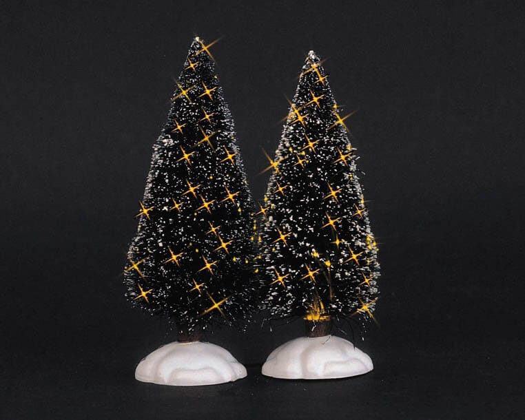 lemax-shimmering-bristle-tree-small-petit-sapin-givr-scintillant image 1