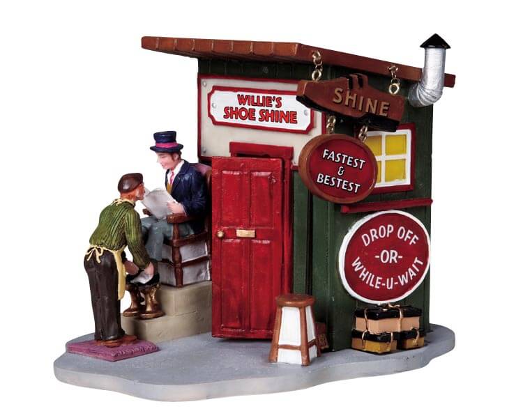 lemax-willie-s-shineshack-cabane-lumineuse-village-miniature image 1