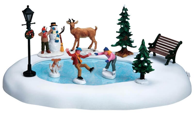 lemax-practice-makes-perfect-patineurs-sur-glace-village-de-no-l image 2