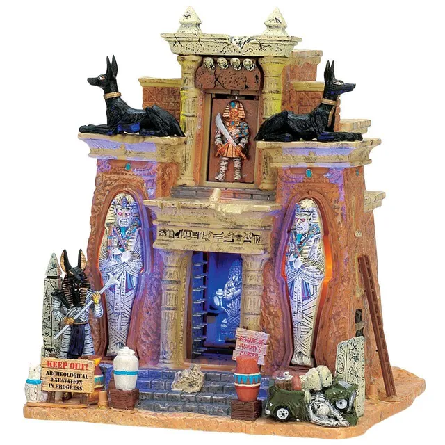 lemax-cursed-tomb-tombeau-anim-pour-spooky-town image 1