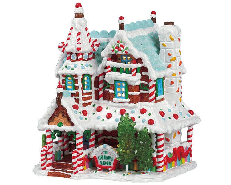 lemax-the-cinnamon-s-manor-maison-miniature-sugar-n-spice-illumin-e image 1