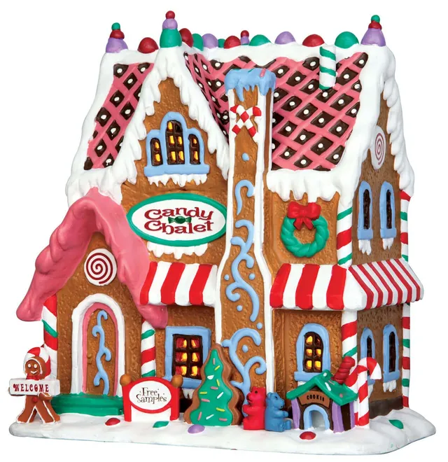 lemax-gingerbread-house-maison-pain-d-pices-sugar-n-spice-lumineuse image 1
