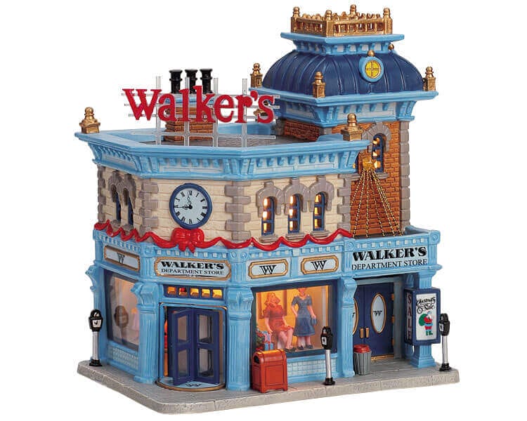 lemax-walker-s-dept-store-b-timent-miniature-village-de-no-l image 1