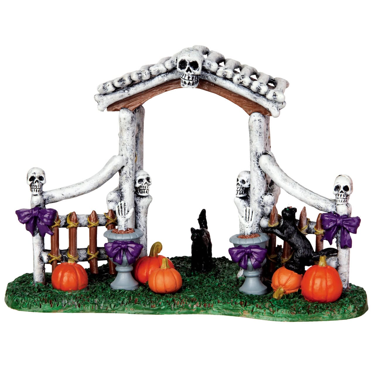 lemax-bone-arbor-arche-cimeti-re-miniature-spooky-town image 5