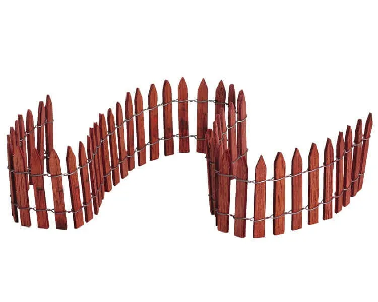 lemax-18-inch-wired-wooden-fence-cl-ture-miniature-en-bois-45-cm image 1