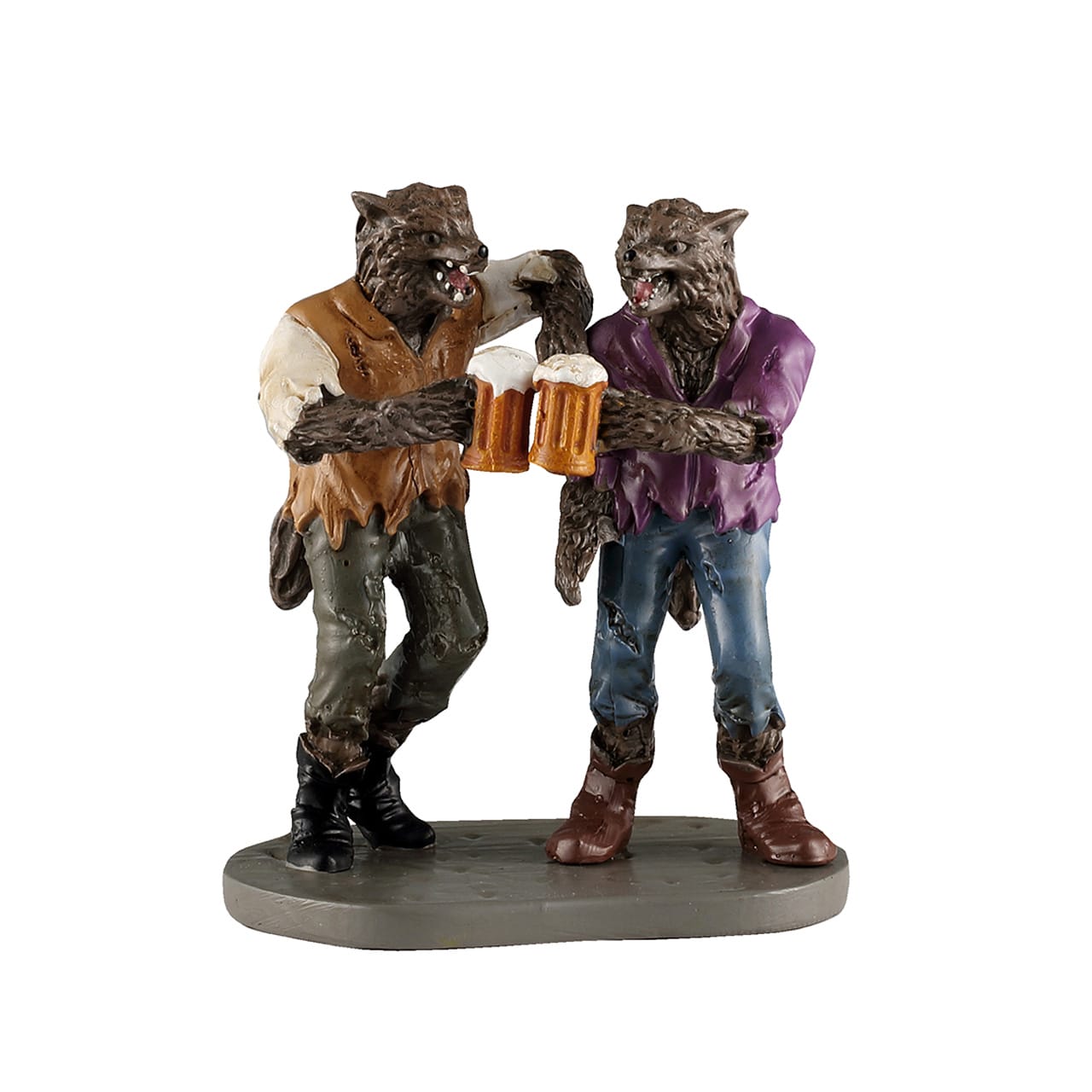 lemax-wolf-pack-cheers-figurines-loups-spooky-town image 2