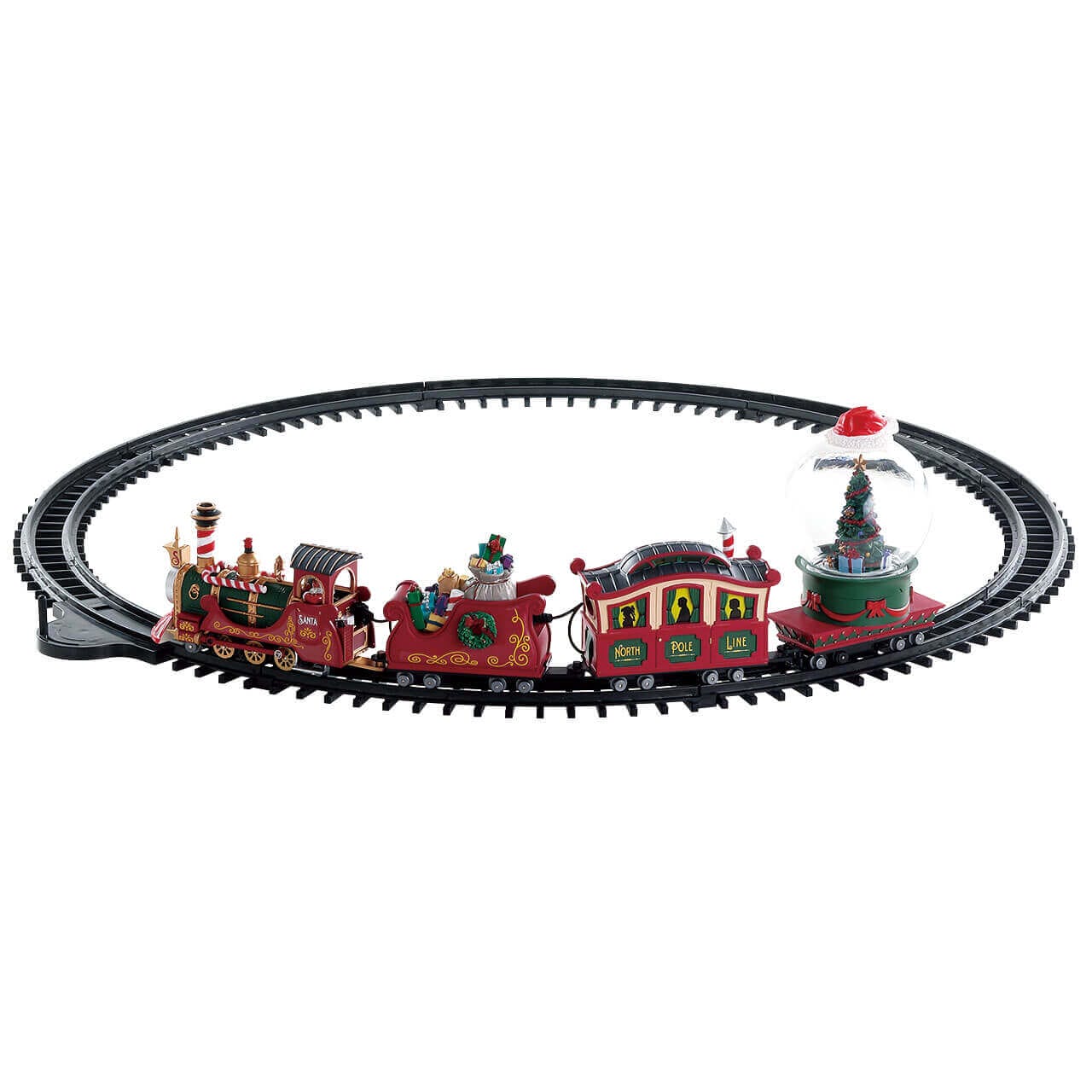 lemax-north-pole-railway-train-de-no-l-motoris-boule-neige image 1