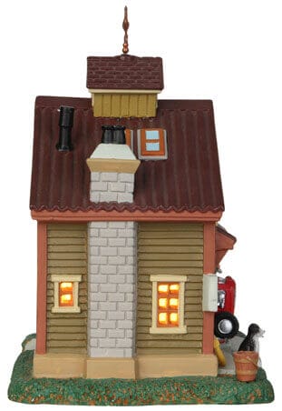 lemax-elmer-s-tractor-sc-ne-ferme-miniature-village-de-no-l image 3