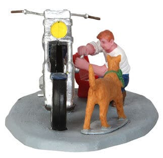 lemax-grease-monkey-figurine-village-miniature image 4