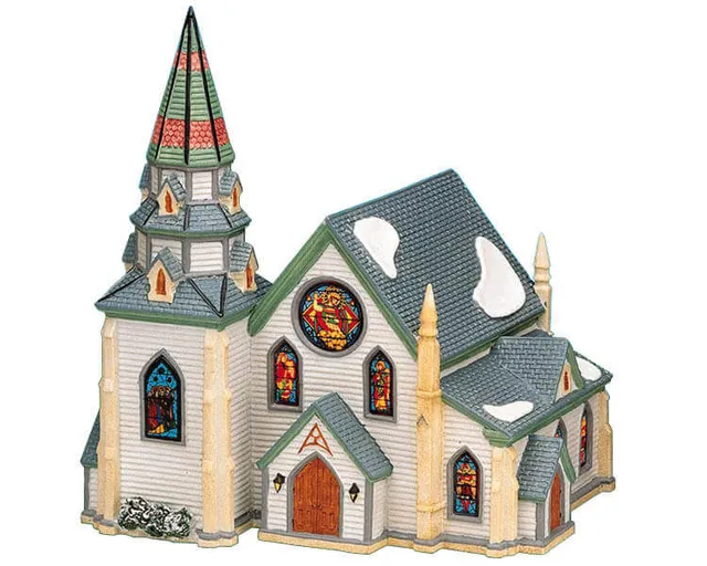 lemax-riverside-memorial-monument-miniature-village image 1