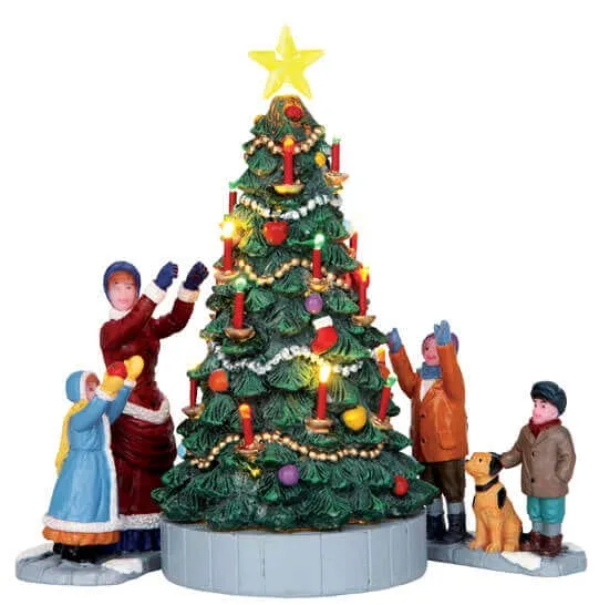 lemax-the-village-tree-set-of-3-lot-3-sapins-village image 1