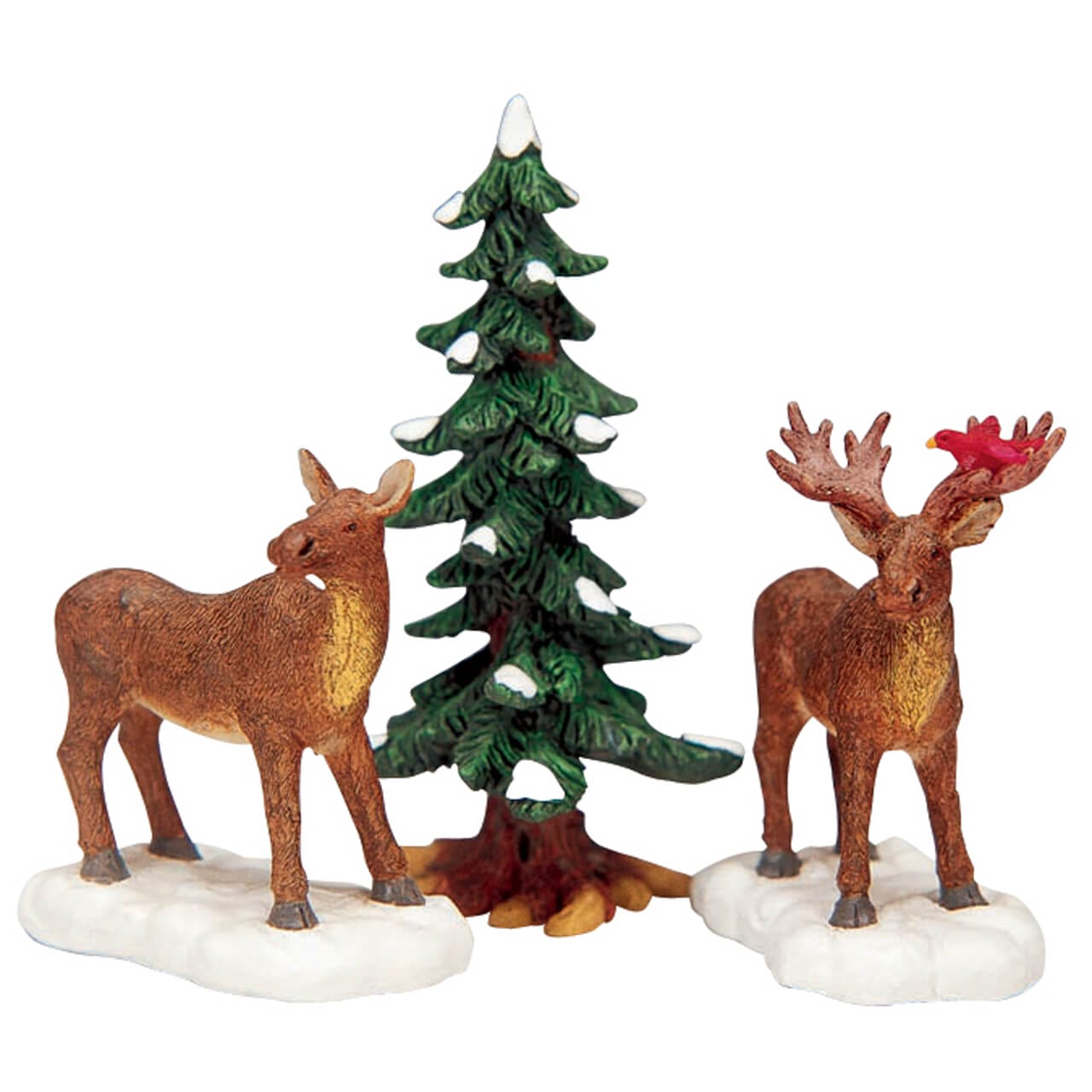lemax-mr-and-mrs-moose-set-de-3-figurines-lans-de-no-l image 1