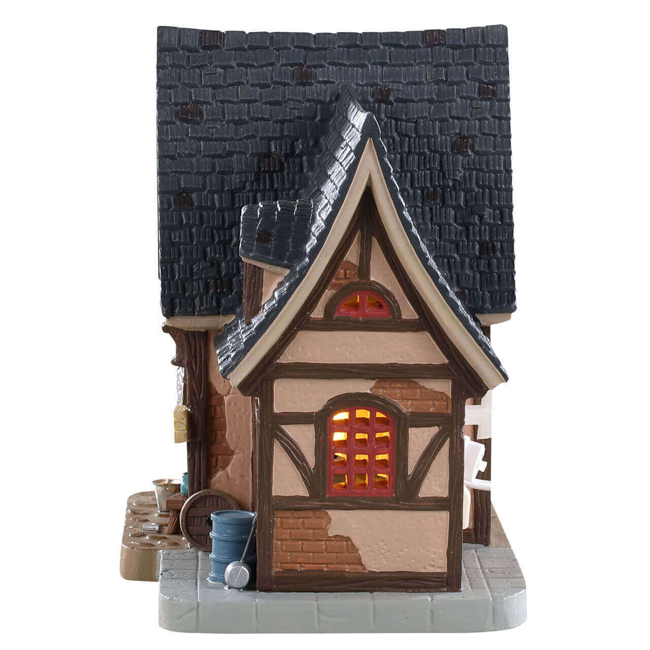 lemax-bellows-and-co-blacksmith-forge-miniature-de-village-de-no-l-caddington image 2