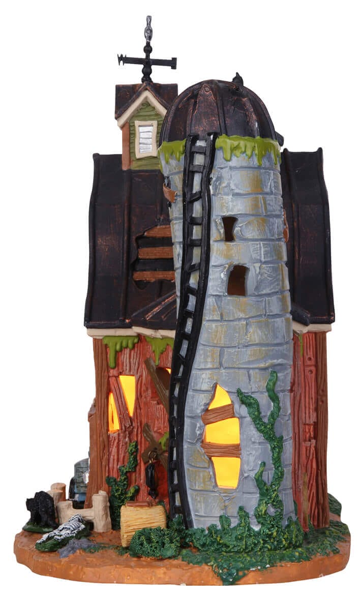 lemax-dilapidated-barn-b-timent-miniature-village-halloween-spooky-town image 2