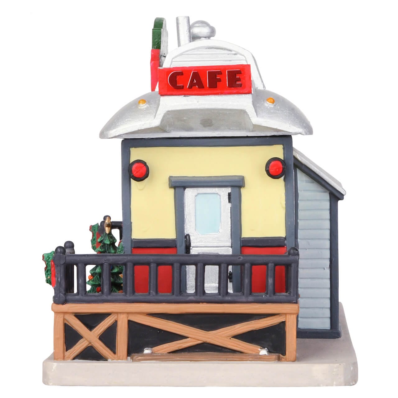 lemax-the-station-dining-car-wagon-restaurant-lumineux image 2