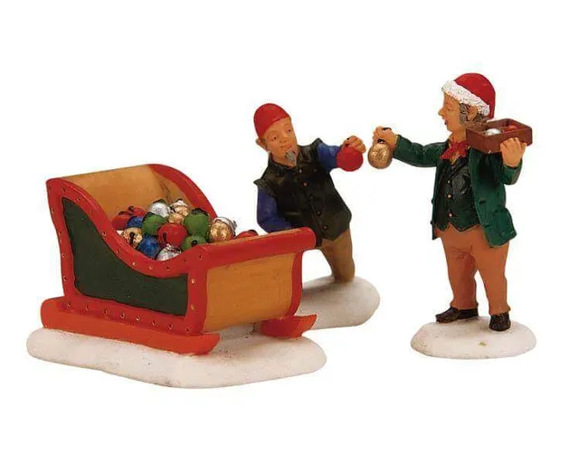 lemax-ornament-sleigh-tra-neau-d-coratif-ornements-village-no-l image 1