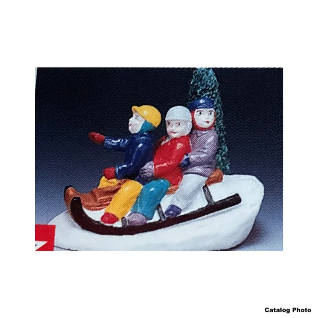 lemax-tobogganing-figurine-luge-village-de-no-l image 1
