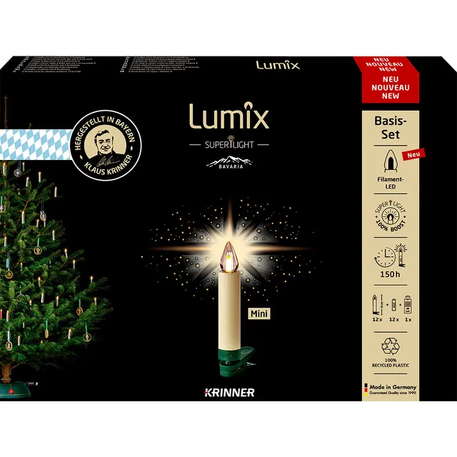 krinner-lumix-superlight-bavaria-flame-mini-base-bougies-led-filament image 1
