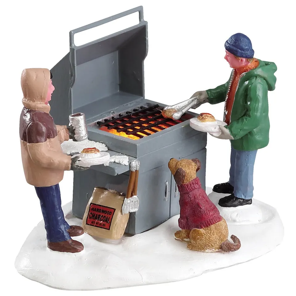 lemax-grillin-chillin-figurine-vail-village image 1
