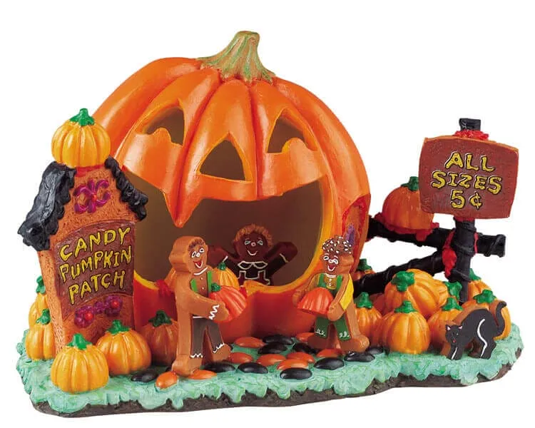 lemax-candy-pumpkin-patch-d-cor-citrouilles-sugar-n-spice image 1