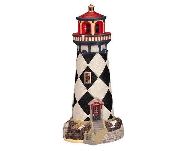 lemax-craggy-point-lighthouse-phare-miniature-village-de-no-l-lumineux image 1