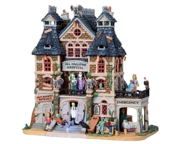 lemax-all-hallows-hospital-b-timent-spooky-town-halloween image 1