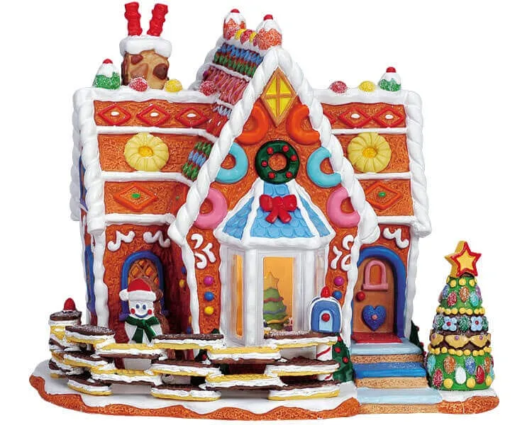 lemax-sugar-n-spice-crumb-cake-cottage-maison-miniature-gourmande image 1